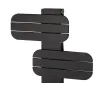 Uscător de prosoape de design LOJIMAX colecția BAMITO 1276x500 mm, Negru