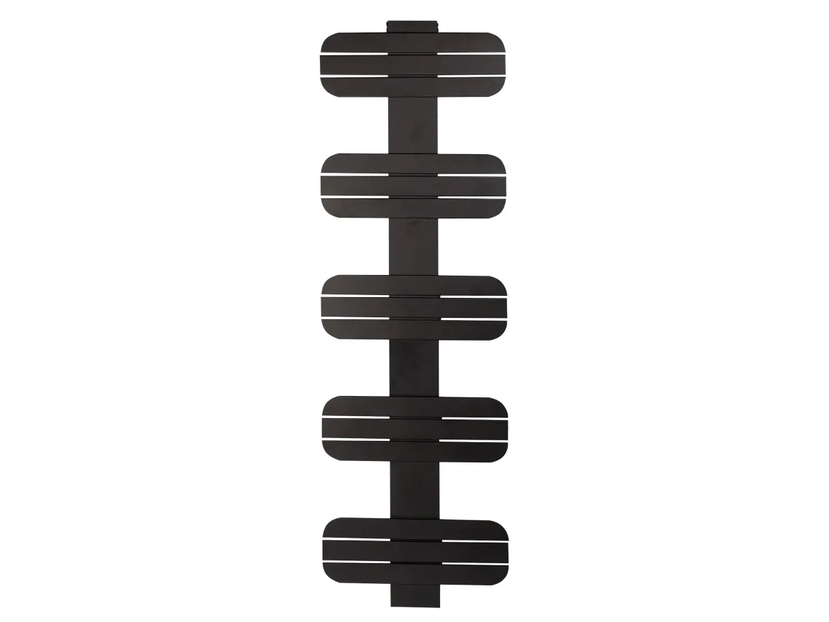 Uscător de prosoape de design LOJIMAX colecția DOSIA 1450x500 mm, Negru