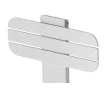 Uscător de prosoape de design LOJIMAX colecția DOSIA 1450x500 mm, Alb