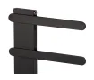 Дизайнерский полотенцесушитель LOJIMAX коллекция NUMMO STYLE 940x450 мм, Черный