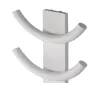 Uscător de prosoape de design LOJIMAX colecția OXY 1000x400 mm, Alb
