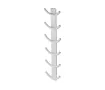 Uscător de prosoape de design LOJIMAX colecția OXY 1000x400 mm, Alb
