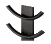 Uscător de prosoape de design LOJIMAX colecția OXY 1270x400 mm, Negru