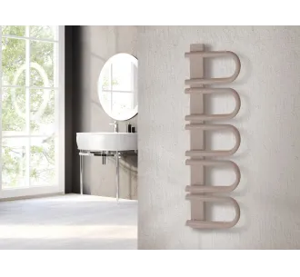 Uscător de prosoape de design LOJIMAX colecția PANA 1170x520 mm, Kiwi
