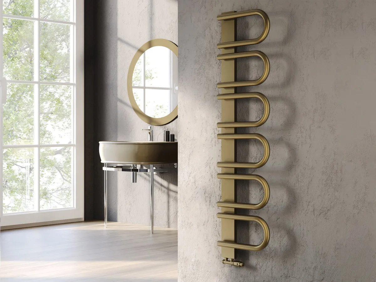 Uscător de prosoape de design LOJIMAX colecția PANA 1170x520 mm, MY-512