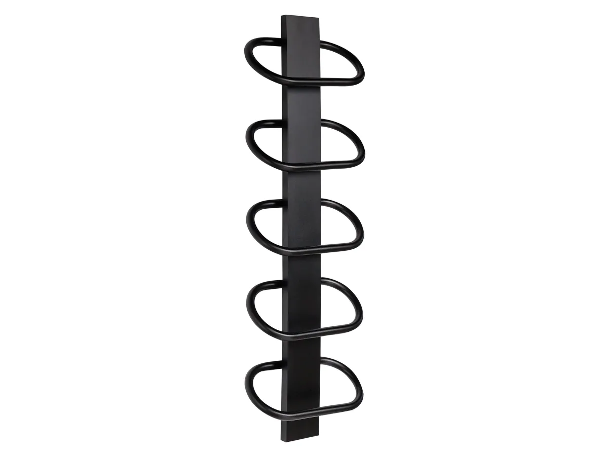 Uscător de prosoape de design LOJIMAX colecția PEARL 1250x400 mm, Negru