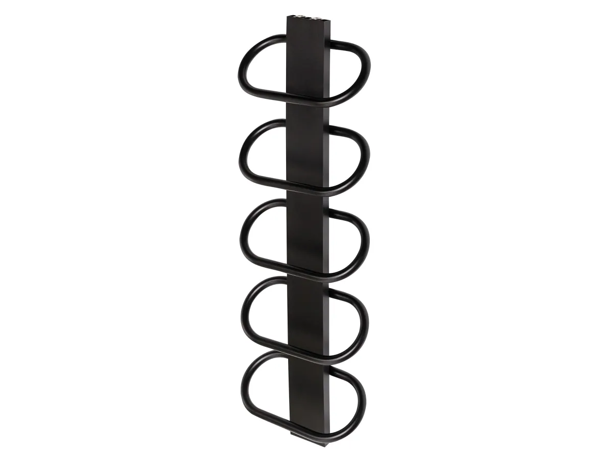 Uscător de prosoape de design LOJIMAX colecția PEARL 1250x400 mm, Negru