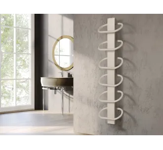 Uscător de prosoape de design LOJIMAX colecția PEARL 1250x400 mm, Lemon