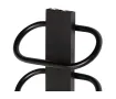 Uscător de prosoape de design LOJIMAX colecția PEARL 1490x400 mm, Negru