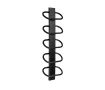 Uscător de prosoape de design LOJIMAX colecția PEARL 1490x400 mm, Negru