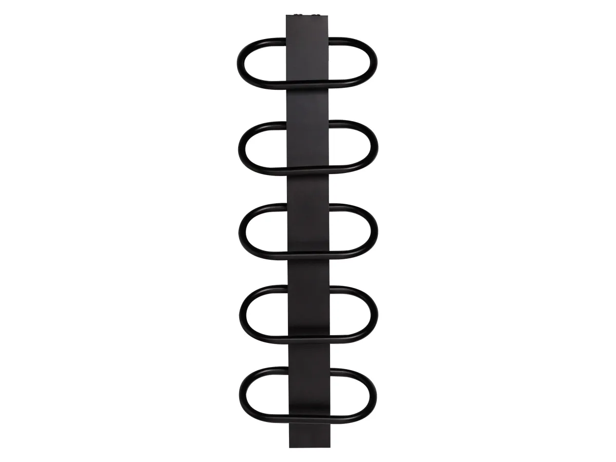 Uscător de prosoape de design LOJIMAX colecția PEARL 1490x400 mm, Negru