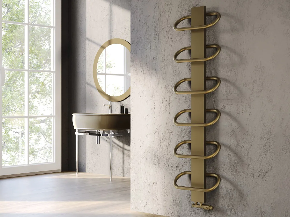Uscător de prosoape de design LOJIMAX colecția PEARL 1490x400 mm, MY-512