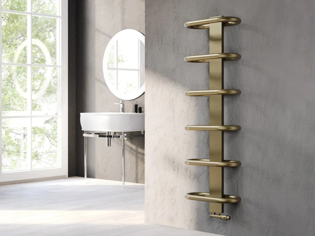 Uscător de prosoape de design LOJIMAX colecția TEOS 1170x400 mm, MY-512