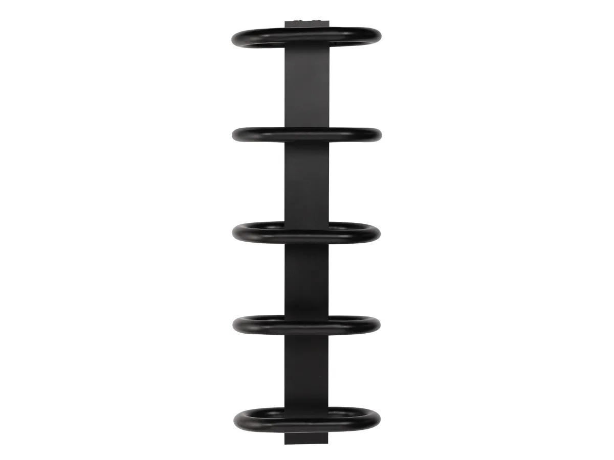 Uscător de prosoape de design LOJIMAX colecția TEOS 1170x400 mm, Negru