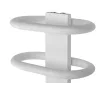 Uscător de prosoape de design LOJIMAX colecția TEOS 1170x400 mm, Alb