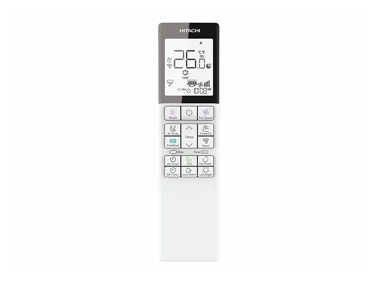Кондиционер Hitachi Inverter R32 Airhome 400 RAK-DJ25RHAE+RAC-DJ25WHAE 9000 BTU