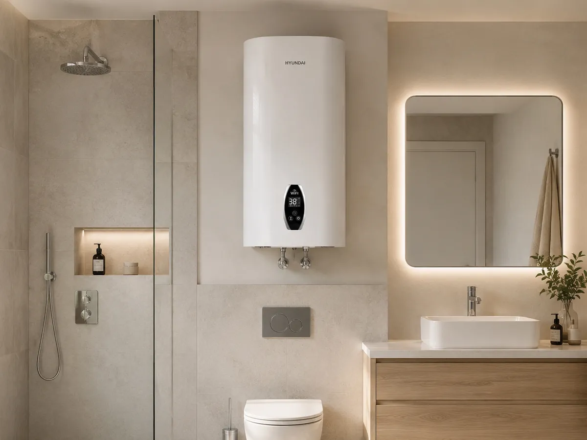 Boiler electric de 50 litri cu Wi-Fi HYUNDAI HYWH-YLW50