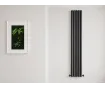 Дизайнерский радиатор CARISA коллекция TALLIS DOUBLE 1800x470 мм, Антрацит