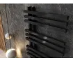Дизайнерский полотенцесушитель CARISA коллекция TERRA 1296x500 мм, Чёрный