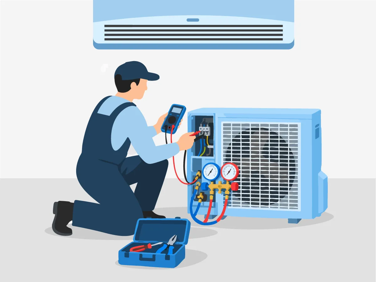 Услуга по диагностике кондиционеров мощностью 24000 BTU