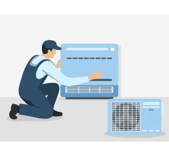 Instalarea standard conditionerelor de tip consola 24000 BTU (6,2 - 7,2 kW)