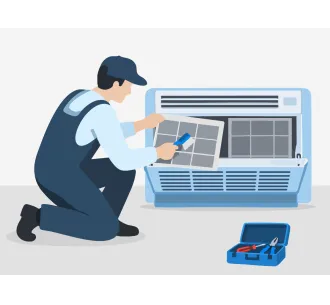 Профилактика кондиционера консольного типа 24000 BTU