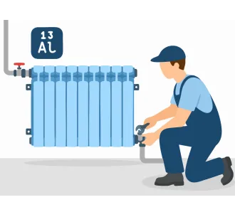 Instalarea radiatorului sau caloriferului din aluminiu