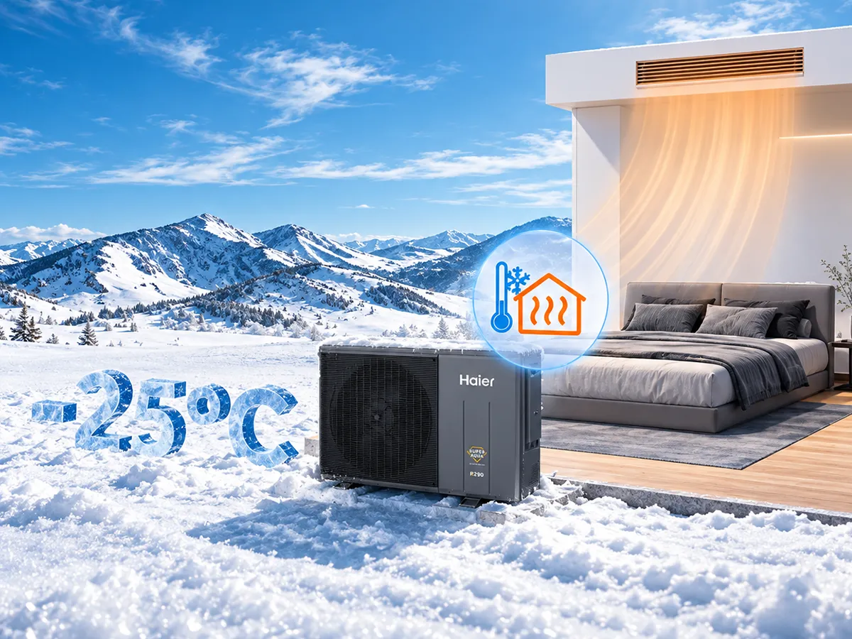 Pompă de căldură Haier SUPER AQUA Monobloc GT R290, 4 kW, 1Ph, AW042MUGHA