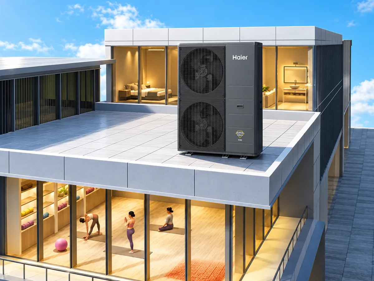 Pompă de căldură Haier SUPER AQUA Flexi R290, 35 kW, 3Ph, AW35NMYGHA