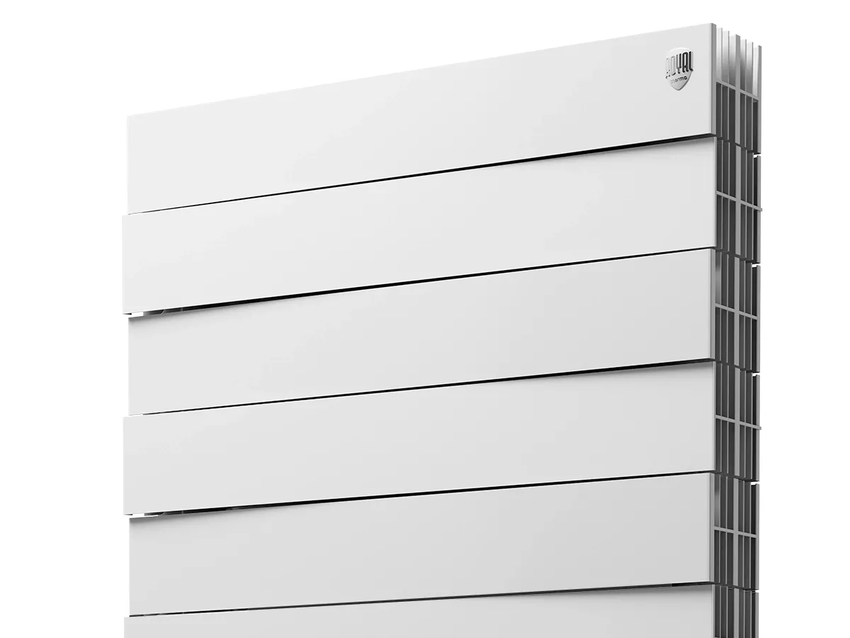 Radiator bimetal Royal Thermo PianoForte Tower Silver Satin 18 secții