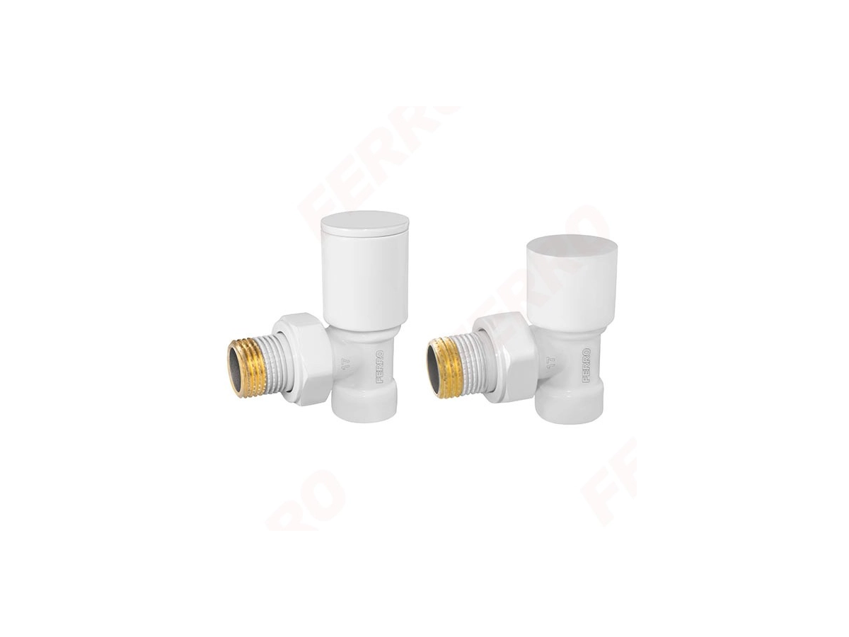 Robinet cal colt Ferro set 1/2 tur+retur White