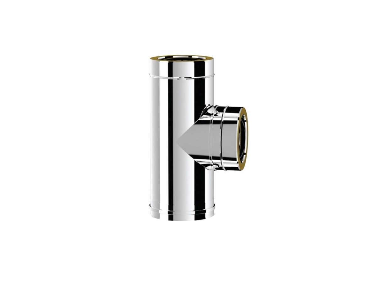 Teu 90° izolat pentru cos de fum SOLINOX d.200-300 (inox 304/304)