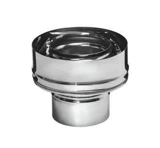 Trecere cos de fum de la izolat la ne izolat FERRUM d.150-210 mm (inox 430/0,5 mm)