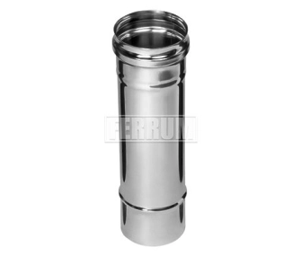 Teava cos de fum FERRUM d.115 mm, L-250 mm (inox 430/0,5 mm)