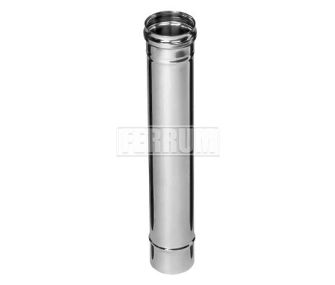 Teava cos de fum FERRUM d.115 mm, L-500 mm (inox 430/0,8 mm)