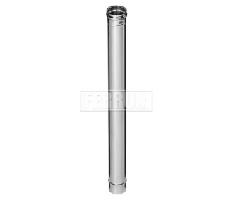 Teava cos de fum FERRUM d.115 mm, L-1000 mm (inox 430/0,8 mm)