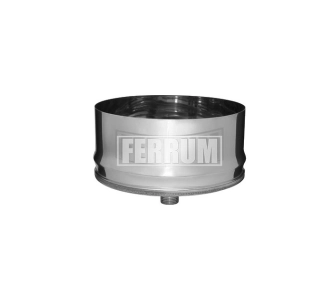 Dop cu colector de condens FERRUM d.115 mm (inox 430/0,5 mm)