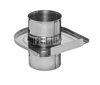 Siber-cu poarta FERRUM d.115 mm (inox 430/0,8 mm)