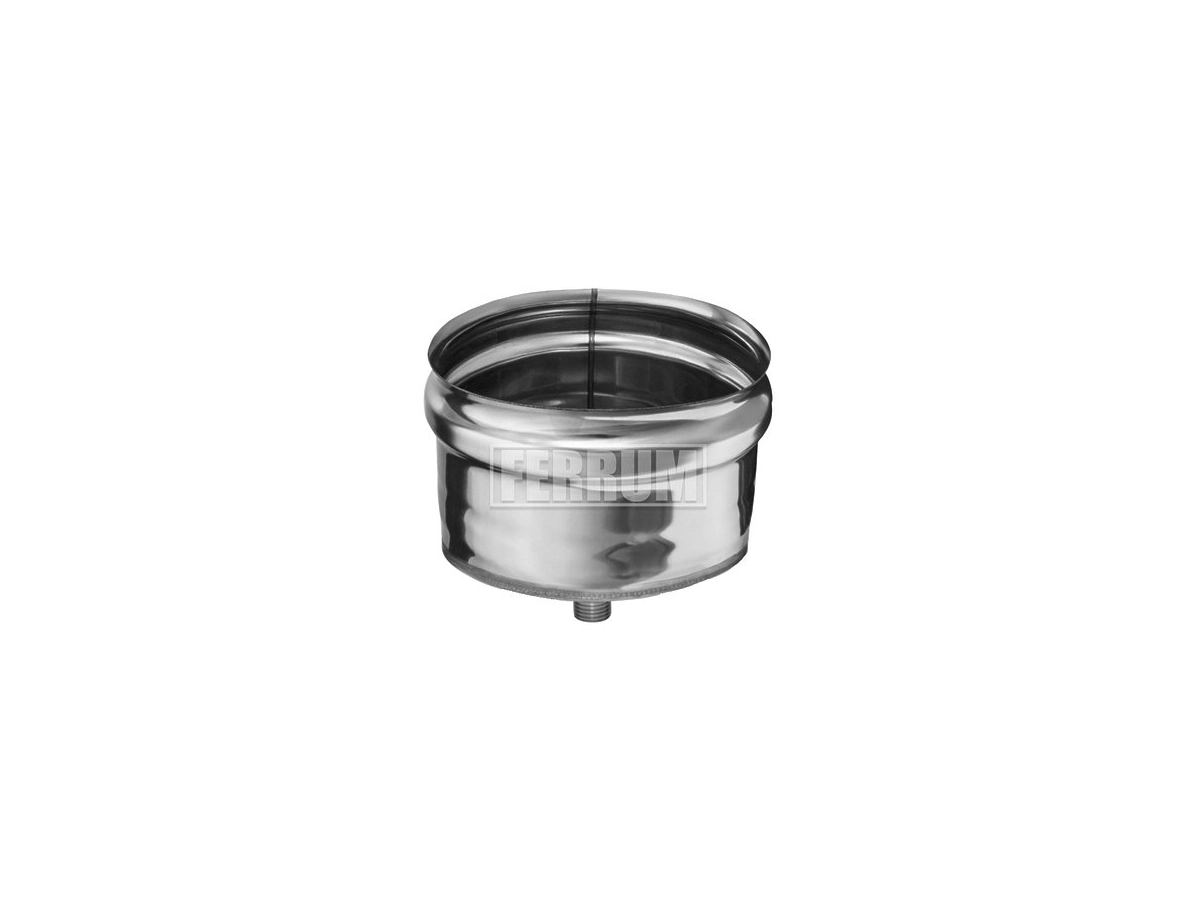 Dop exterior pentru teava cos de fum FERRUM d.130 mm (inox 430/0,5 mm)