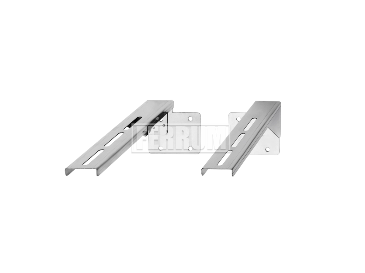 Suport pentru colier de perete FERRUM (inox 430) L-500mm