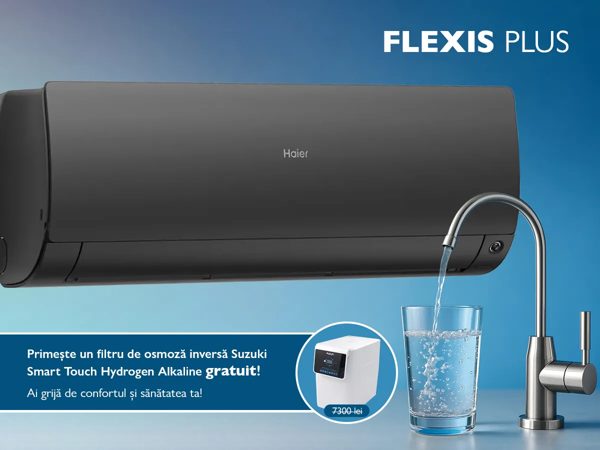 Conditioner HAIER FLEXIS Plus DC Inverter Super Match AS35S2SF1FA-BH-1U35S2SM1FA (black matt)