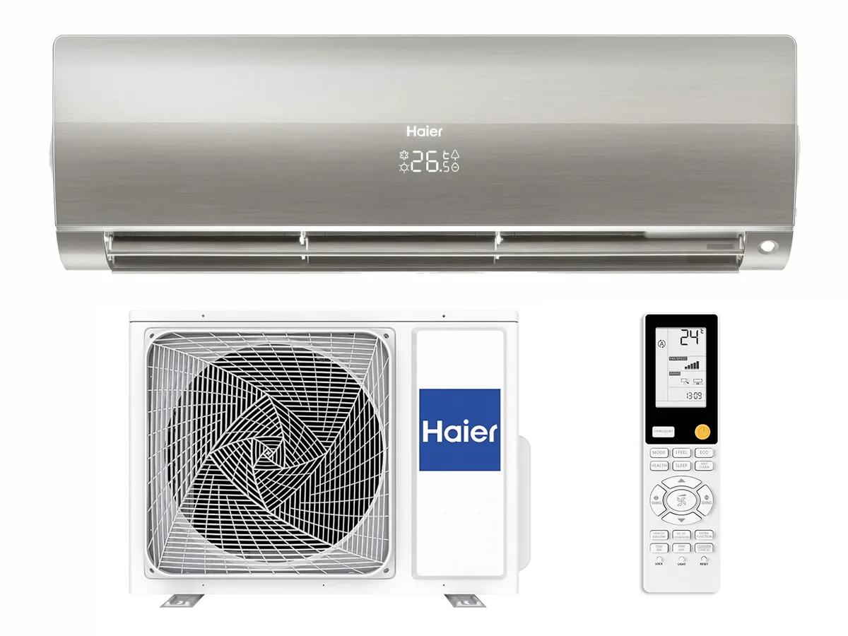 Conditioner HAIER FLEXIS Plus DC Inverter Super Match AS35S2SF1FA-S-1U35S2SM1FA (silver shine)