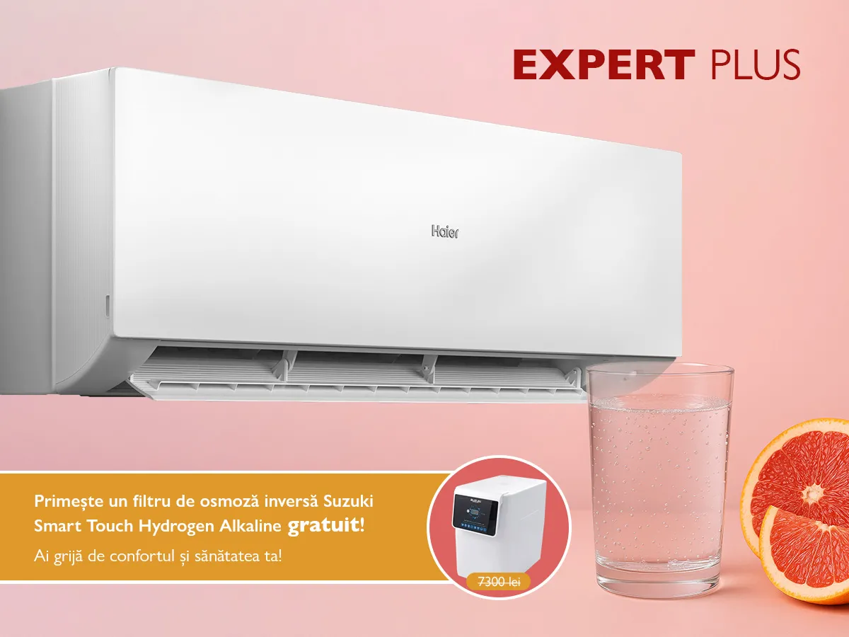 Aparat de aer conditionat HAIER EXPERT Plus DC Inverter Super Match AS25XCAHRA -1U25S2SM1FA