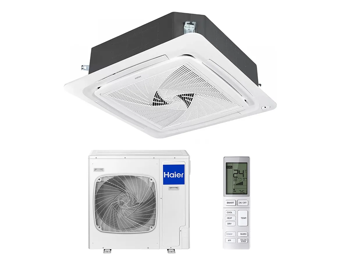 Aparat de aer conditionat caseta round HAIER ABH125K1ERG/1U125S2SN2FB + panel