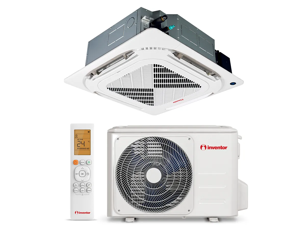 Кондиционер INVENTOR тип КАССЕТА Inverter R32 V7CRI32-18WIFIR/U7RS32-18 - Wi-Fi 18000 BTU