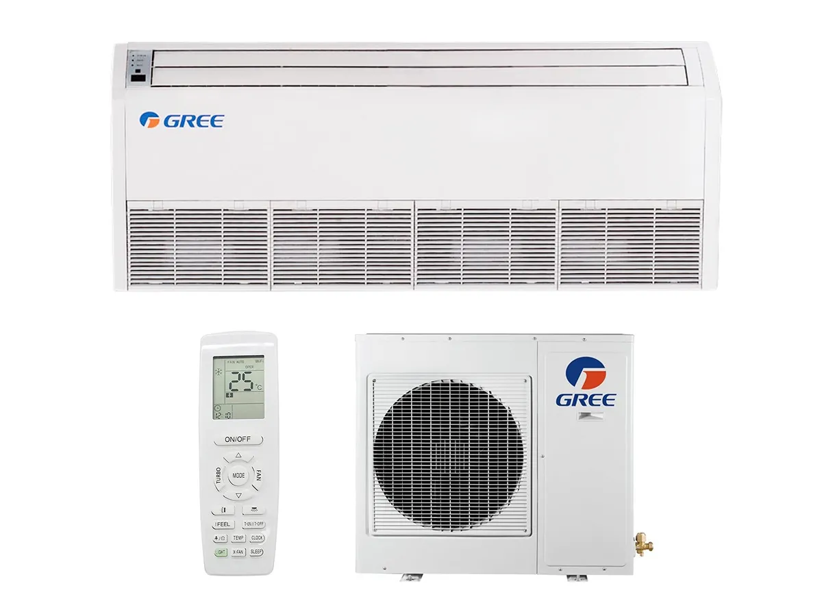Кондиционер GREE тип НАПОЛЬНО ПОТОЛОЧНЫЙ Inverter серия U-MATCH GUD140ZD-A-T+GUD140W-HhA-X