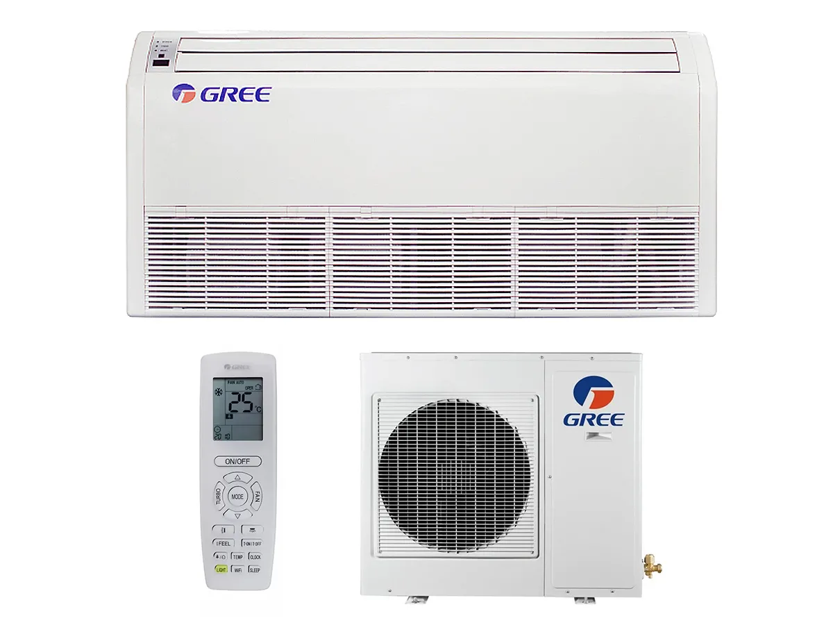 Conditioner GREE de tip TAVAN PARDOSEA Inverter seria U-MATCH GUD100ZD-A-T+GUD100W-HhA-X