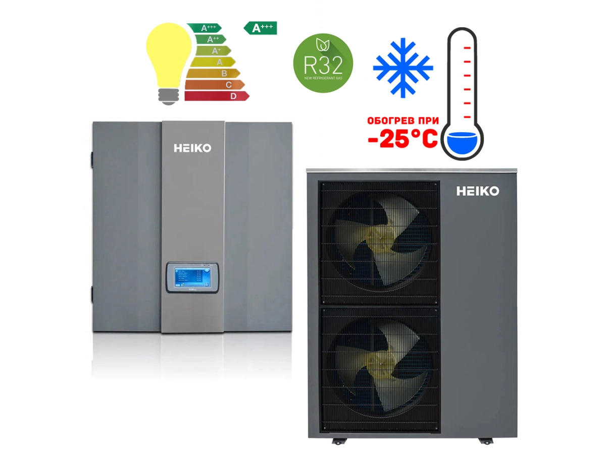 Pompă de căldură Heiko THERMAL 19 kW monobloc cu modul hidraulic