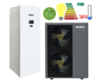 Pompă de căldură Heiko THERMAL Plus 19 kW monobloc cu modul hidraulic și boiler ACM