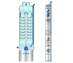 Pompa submersibila Pedrollo 4SR8/13 F-PD pina la 87 m, 2.2kW